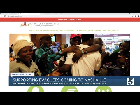 Organizations turning to the public to help Afghan evacuees settle in Nashville
