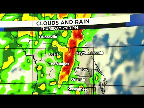 Rain, storms on the way to Central Florida