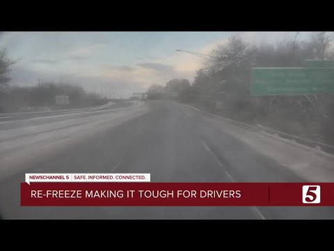 Snow, freezing temperatures leave dangerous road conditions in Middle Tennessee