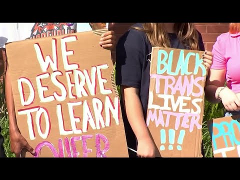Student LGBT rally evolves into protest against gun laws in Florida
