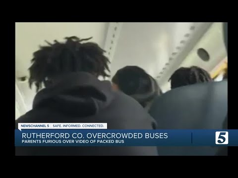 Students forced to sit on laps in packed Rutherford County school bus