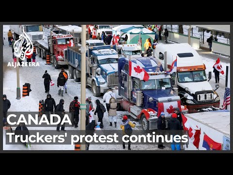 Thousands across Canada join truckers protesting COVID curbs