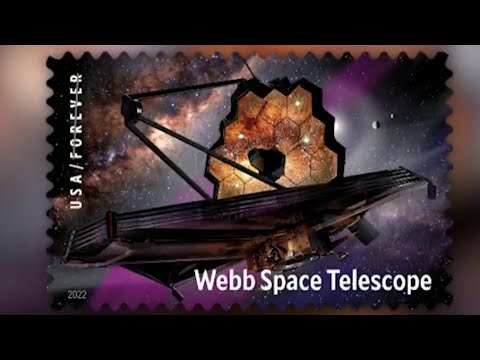 US Postal Service honors James Webb Space Telescope with new stamp