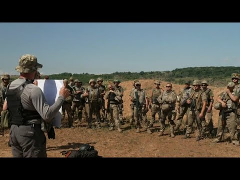 U.S. veterans train soldiers in Ukraine