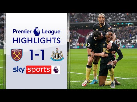Willock earns Magpies hard-fought point! | West Ham 1-1 Newcastle | Premier League Highlights