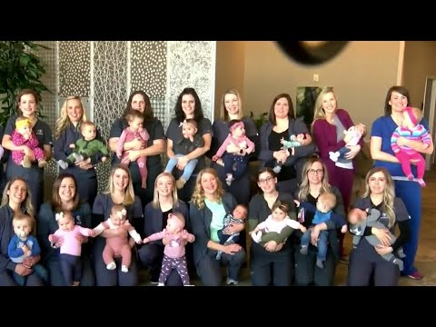 Baby boom! 19 nurses at same hospital give birth in same year