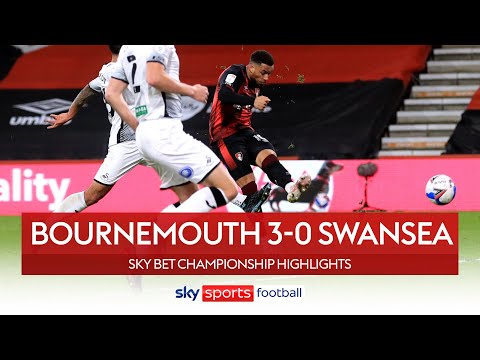 Billing brilliance stuns Swansea | Bournemouth 3-0 Swansea | Championship Highlights
