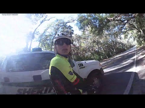 Body camera video shows arrest of 18-year-old cyclist on fleeing, resisting charges