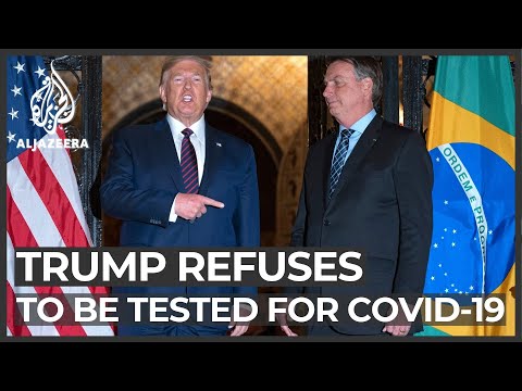 Bolsonaro aide who met Trump tests positive for coronavirus