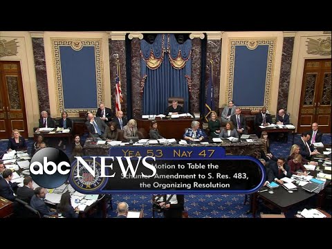 Both sides debate amendments to impeachment trial rules