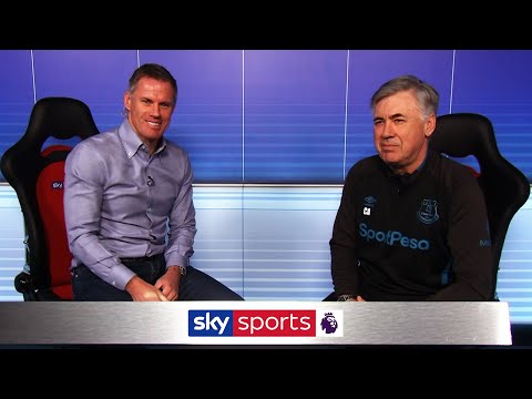 Carlo Ancelotti breaks down his Everton tactics with Jame Carragher | Match Zone