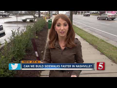 Committee makes recommendations on how to build sidewalks faster, cheaper in Nashville