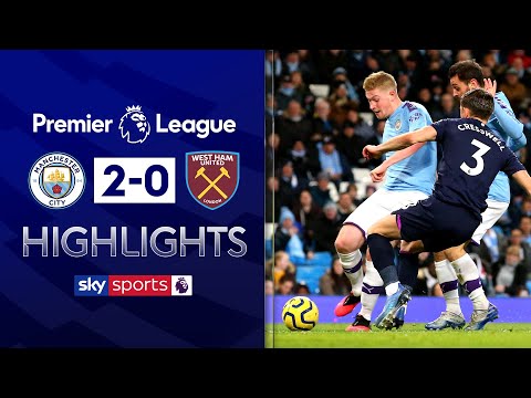 De Bruyne shines as City overcome Hammers | Man City 2-0 West Ham | EPL Highlights