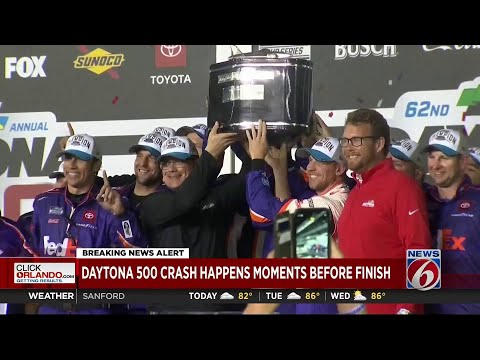 Denny Hamlin wins the Daytona 500