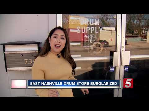 East Nashville drum store burglarized by two thieves