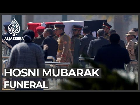 Egypt holds military funeral for former leader Hosni Mubarak