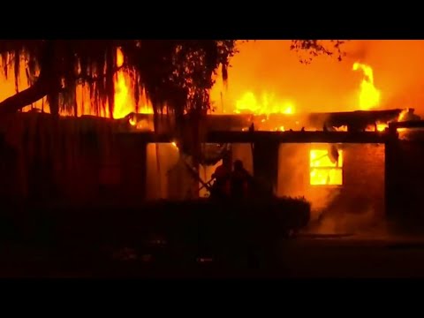 Fire destroys DeBary home; 1 hurt