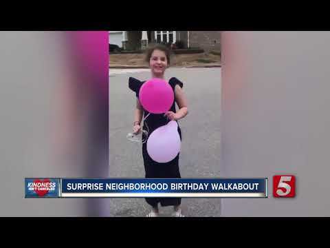 Franklin dad surprises daughter after her birthday party was canceled due to the coronavirus