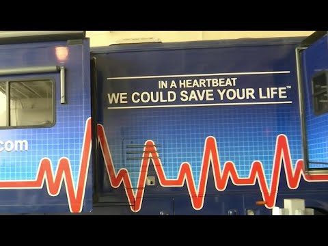 Heart buses travel from New York to Orange County to provide life-saving cardiology tests to dep...