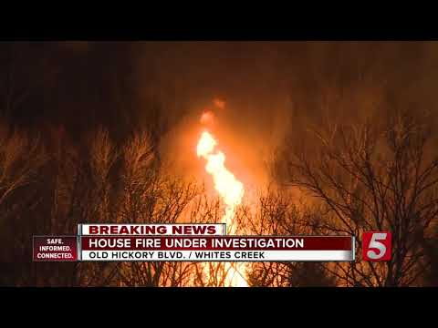 House fire investigation closes Old Hickory Boulevard in Whites Creek