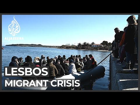Lesbos migrant crisis: Thousands trying to reach Greek island