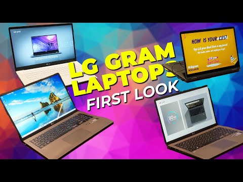 LG Gram Laptops: First Look at LG's Refreshed Lightweight Laptops