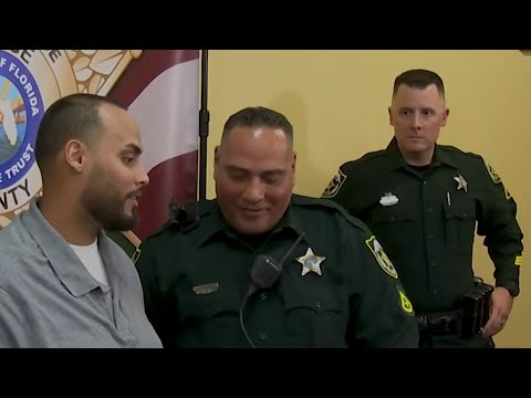 Man meets deputies who rescued him