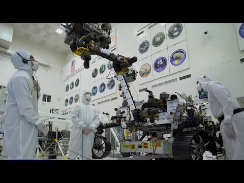 Mars rover arrives at Kennedy Space Center ahead of summer launch