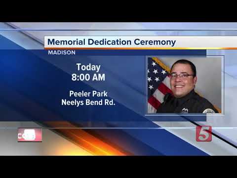 Memorial plaque unveiled at Peeler Park for fallen Metro officer