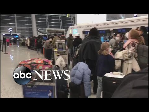 More than 400 Americans evacuated from Wuhan l ABC News