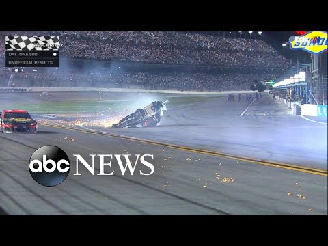 NASCAR driver in serious condition after a massive wreck at Daytona 500
