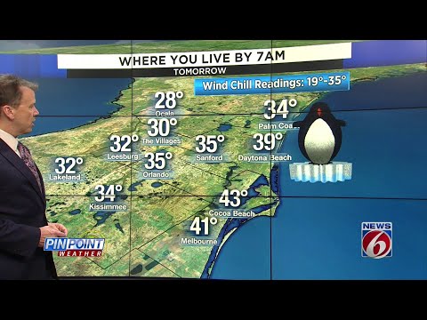 News 6 evening video forecast -- 1/21/20