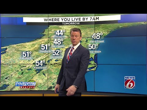 News 6 evening video forecast -- 1/27/20
