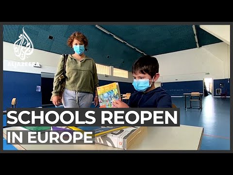 Parents in Europe worry whether to send kids to school
