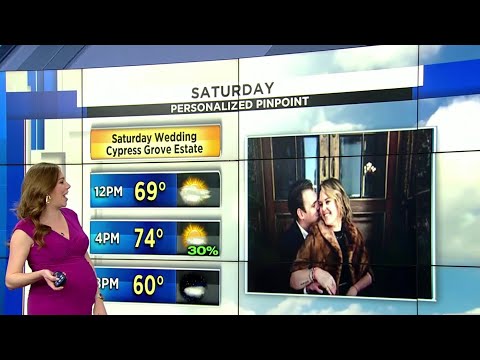 Pinpoint wedding forecast for Cypress Grove Estate