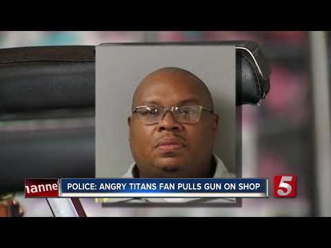 Police: Angry Titans fan pulls gun on barber shop employees