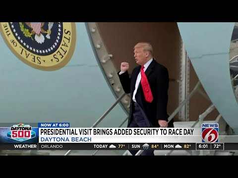 Presidential visit brings added security to race day