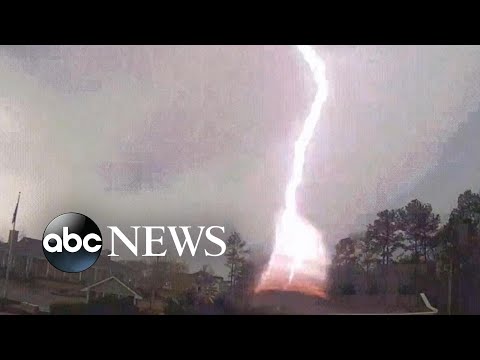 Rare severe weather threat in South