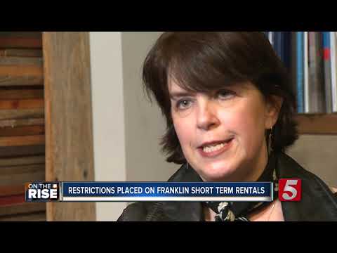 Restrictions placed on Franklin short term vacation rentals