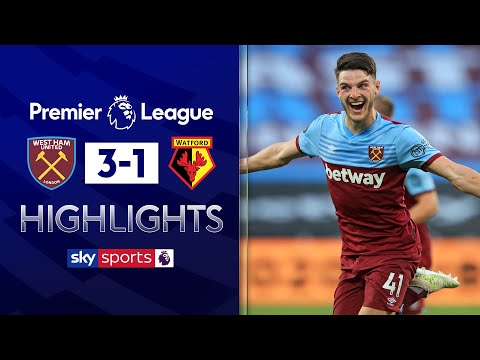 Rice SCREAMER helps move West Ham away from relegation! | West Ham 3-1 Watford | EPL Highlights