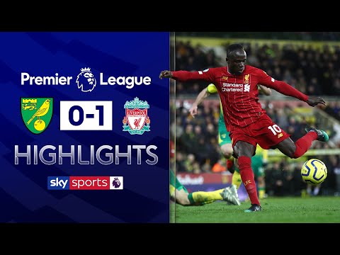 Sadio Mane scores late winner after sublime first-touch! | Norwich 0-1 Liverpool | EPL Highlights