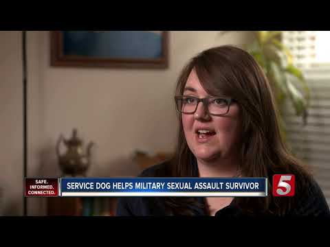 Service dog helps military sexual assault survivor