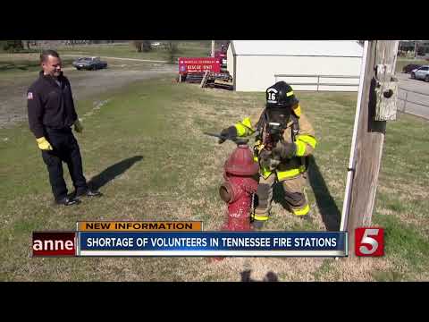 Some Tennessee fire departments seeing a shortage of volunteer firefighters