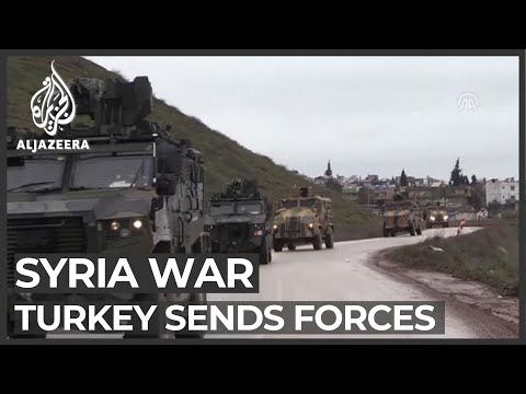 Syria war: Turkey sends military reinforcements to Idlib