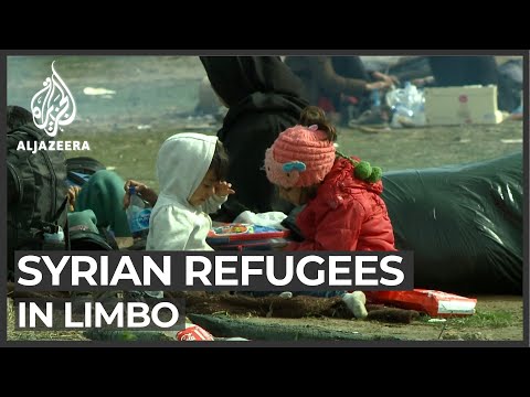 Syrian refugees in limbo on Turkey-Greece border
