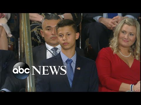 Trump introduces 8th grader who wants to be an astronaut l ABC News