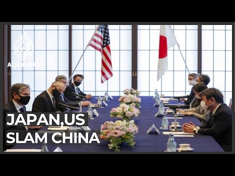 US, Japan decry China’s ‘coercion and destabilising behaviour’