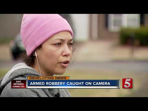 Video: Nashville robbery captured on doorbell camera