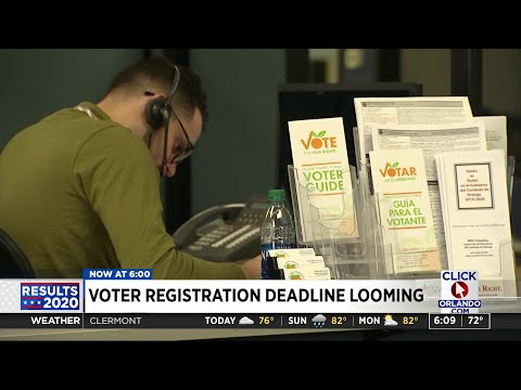 Voter registration deadline looming