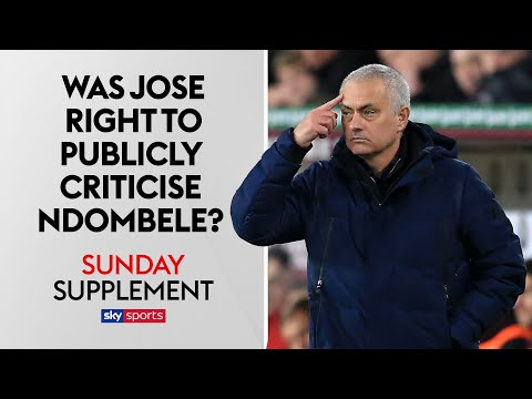 Was Jose Mourinho right to publicly criticise Tanguy Ndombele? | Sunday Supplement
